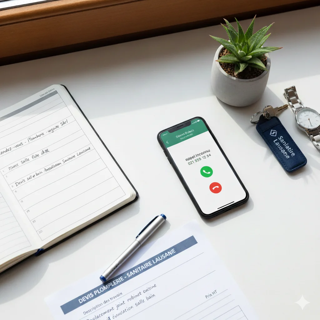Contactez Sanitaire Lausanne - Dialogue professionnel et personnalisé